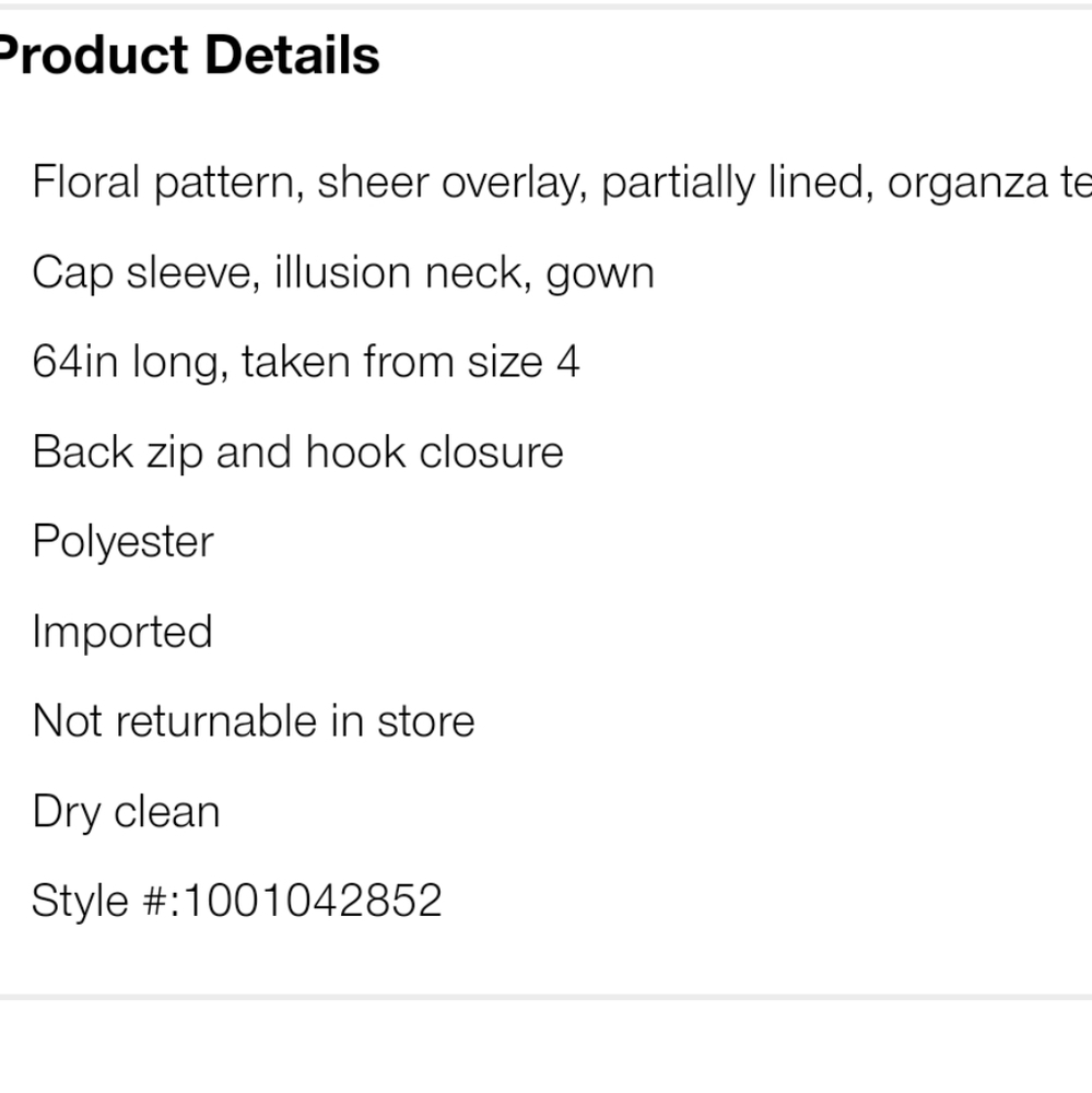 Rene Ruiz Blue Floral  organza formal gown Dress - Picture 9 of 12